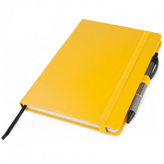 Книга записна Partner Prime А5 (145*210мм.), 96арк, кліт, жовт. Axent - фото 8