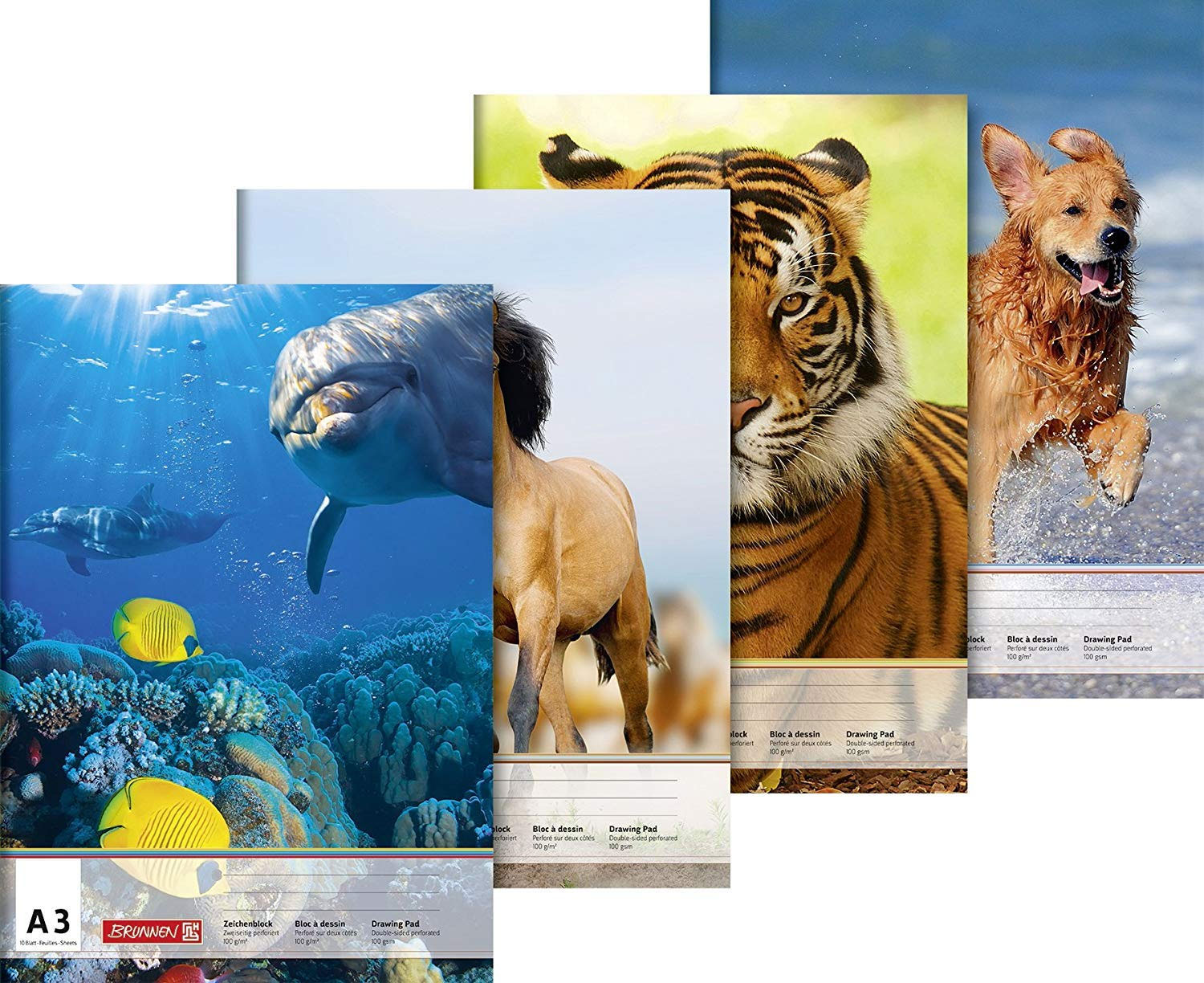 Альбом-склейка для малювання А3, 10 арк. 100 г/м2 Brunnen - фото 7
