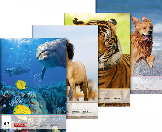 Альбом-склейка для малювання А3, 10 арк. 100 г/м2 Brunnen - фото 7