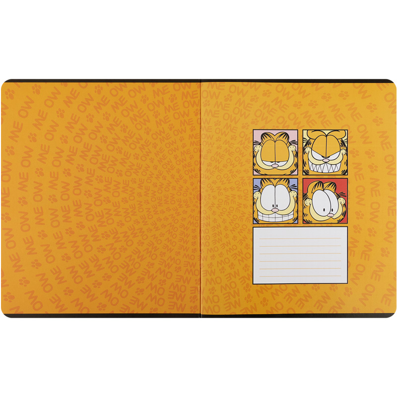 Тетрадь 24 лист., кл., УФ лак объёмный + софт тач, Garfield (GF25-238) Kite - фото 21