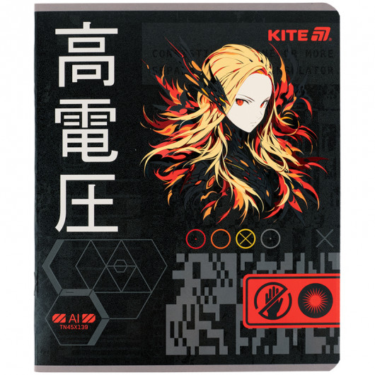 Тетрадь 24 лист., лин., гибр. лак + УФ лак, Kite Anime (K25-239) Kite - фото 9