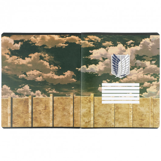 Зошит 24 арк., кл., софт тач + УФ лак, Attack on Titan (AT24-238) Kite - фото 10