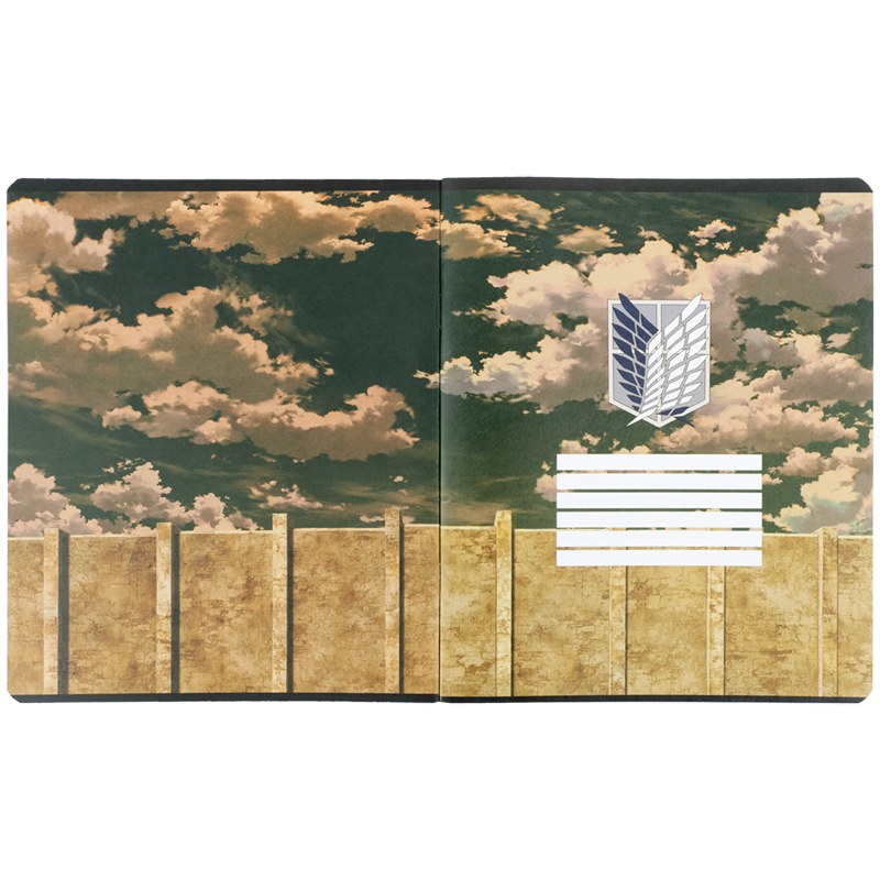 Зошит 24 арк., кл., софт тач + УФ лак, Attack on Titan (AT24-238) Kite - фото 10