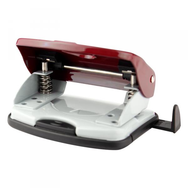 Діркопробивач на 2 отвори, до 20 аркушів Exakt-2, металевий, черв. Axent - фото 6