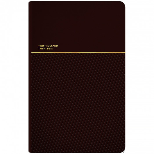 Еженедельник 2026 Partner Traces, 125*195мм, коричневый Axent - фото 4