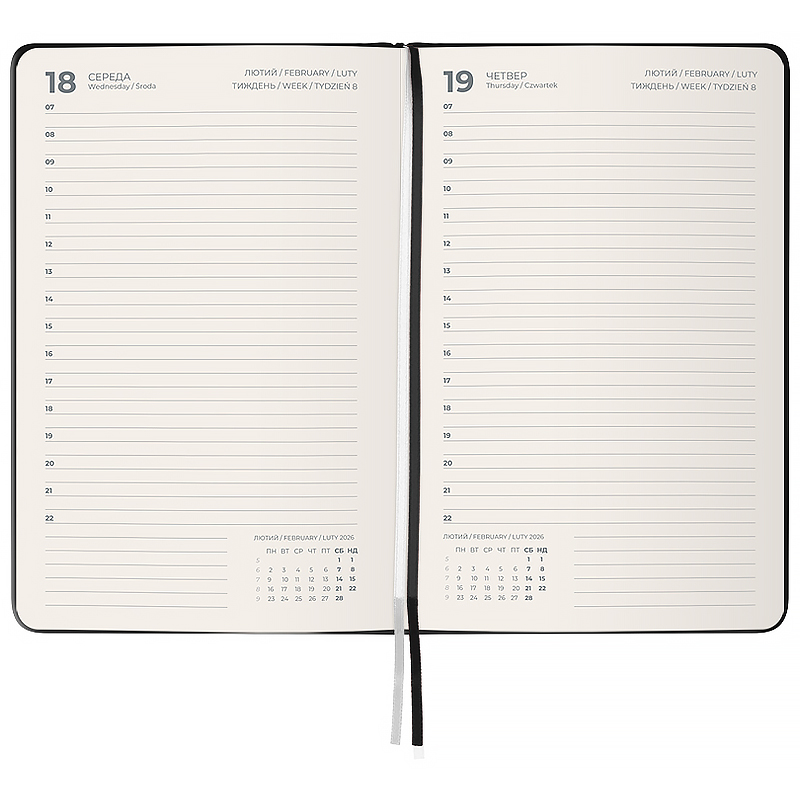 Щоденник 2026 Grand Strong, 195*255, чорний Axent - фото 4