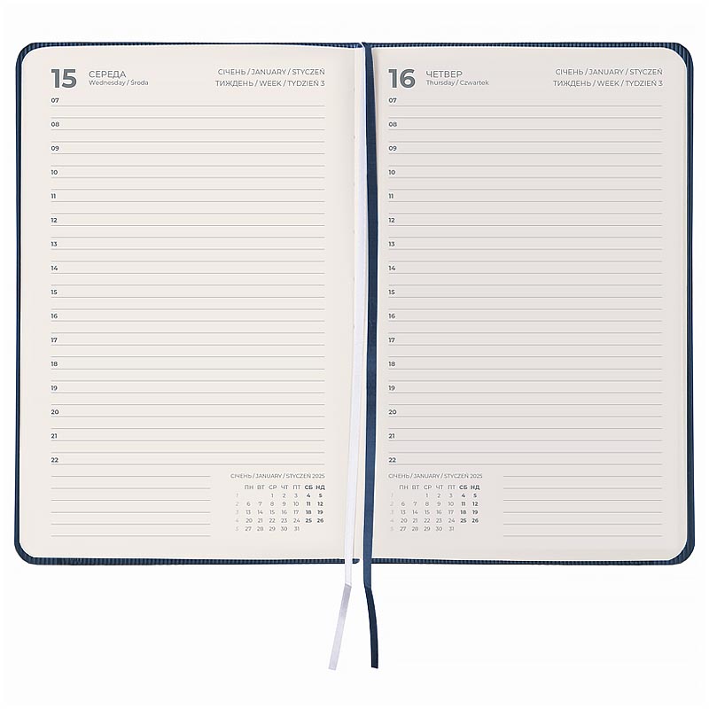 Щоденник 2026 Partner Lines, 145*210, блакитний Axent - фото 6
