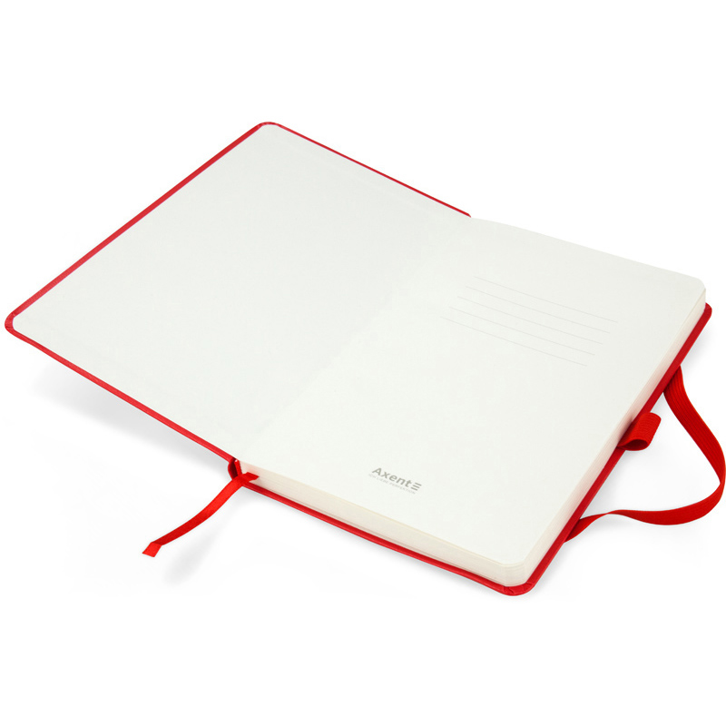 Книга записна Partner А5 (125*195мм.), 96арк., ліновка - крапка, черв. Axent - фото 7