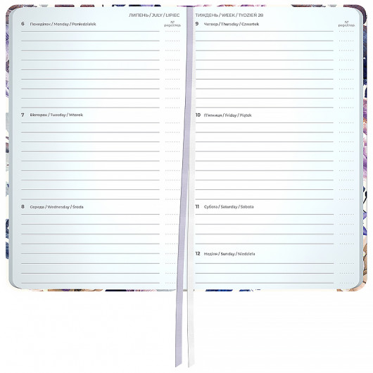 Щотижневик 2026 Pocket, 90*150мм, Violet Whispers Axent - фото 4