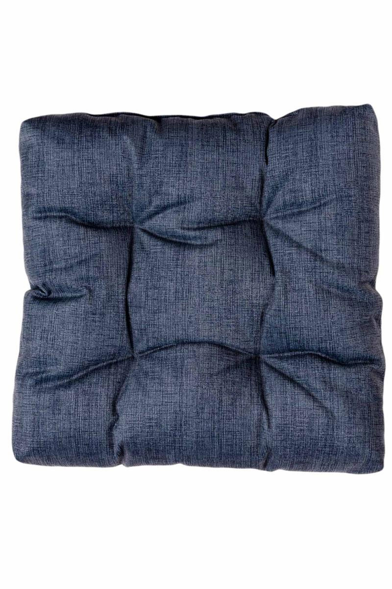 Подушка на стул FIESTA, 40*40см., 100% полиэстер, син. Украина - фото 1