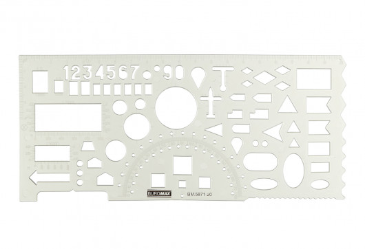 Линейка-трафарет 