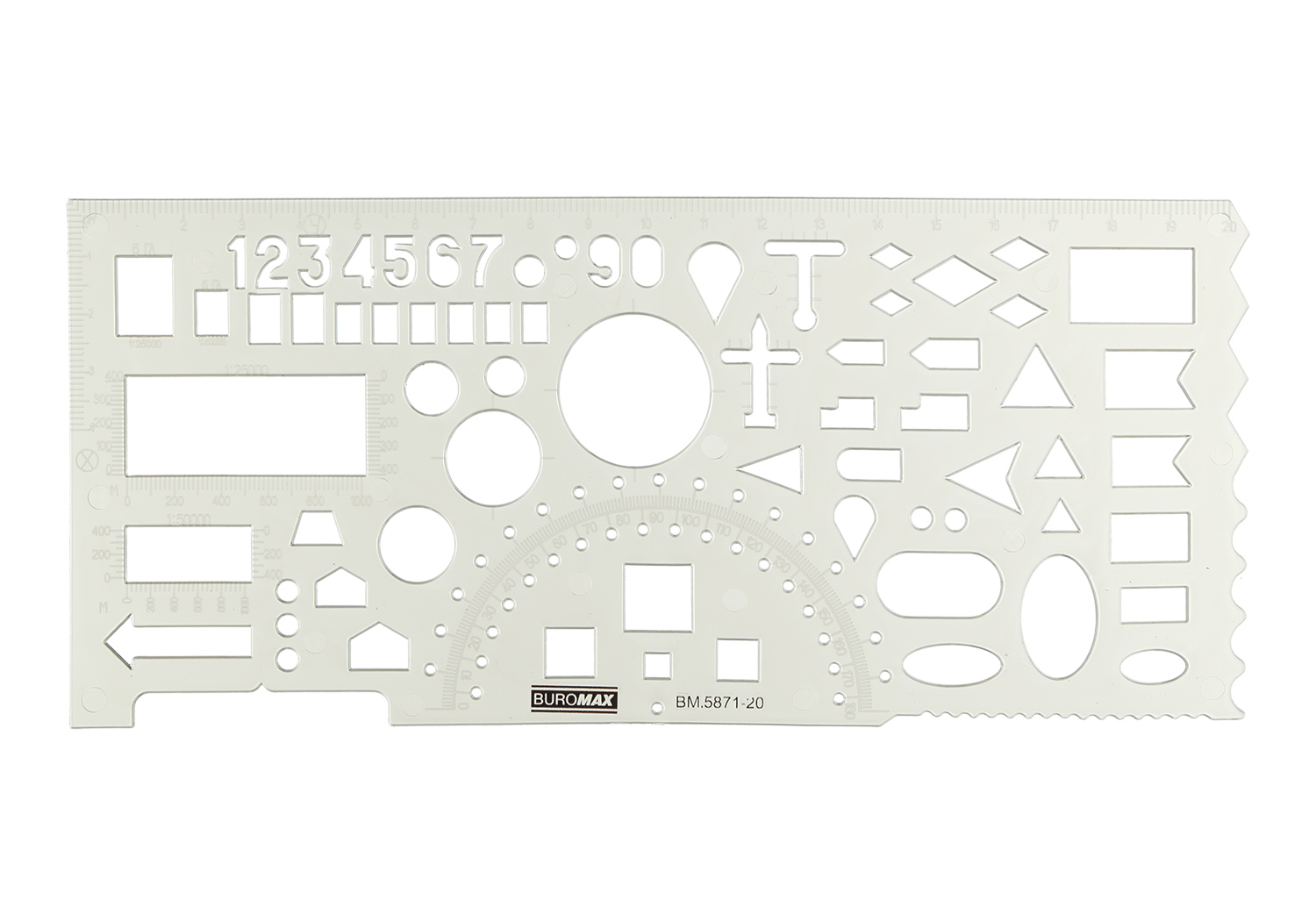 Линейка-трафарет 