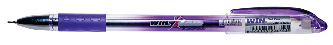 Гелевая ручка X-TEN, корпус прозр., стержень фиолет. WIN - фото 3