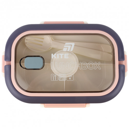 Ланчбокс с разделителем 1100 мл, бежевый (K25-1182-1) Kite - фото 8