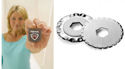 Ножи для резака сменные прямые, 2шт./уп. FELLOWES - фото 2