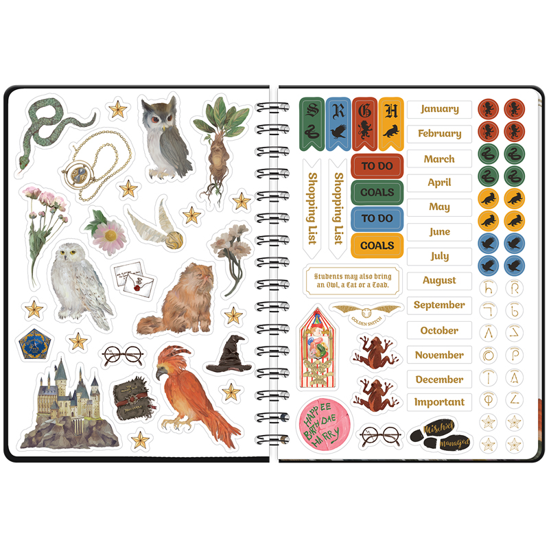 Щоденник на спіралі, тверда обкладинка, Harry Potter (HP23-438) Kite - фото 7