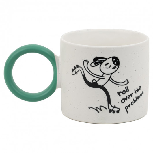 Чашка 370 мл Roller bunny (K25-220-6) Kite - фото 5