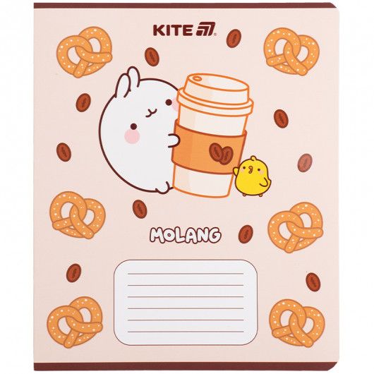 Тетрадь 18 лист., кл., софт тач + УФ лак, Molang (ML25-236) Kite - фото 17