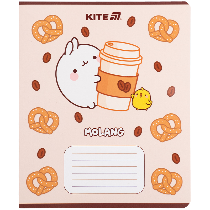 Тетрадь 18 лист., кл., софт тач + УФ лак, Molang (ML25-236) Kite - фото 17