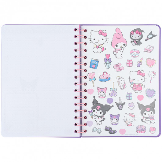 Ежедневник на спирали, твердая обложка, Hello Kitty-1 (HK25-438-1) Kite - фото 8