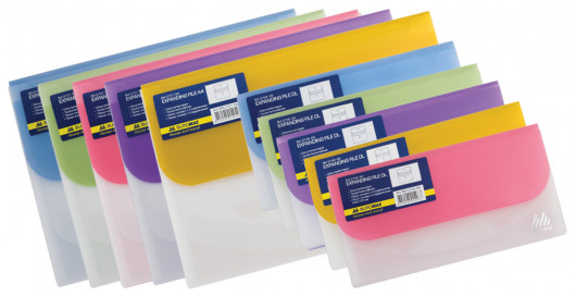 Папка-конверт на липучці А4 Travel на 4відд., полупроз., асорті BuroMax - фото 8