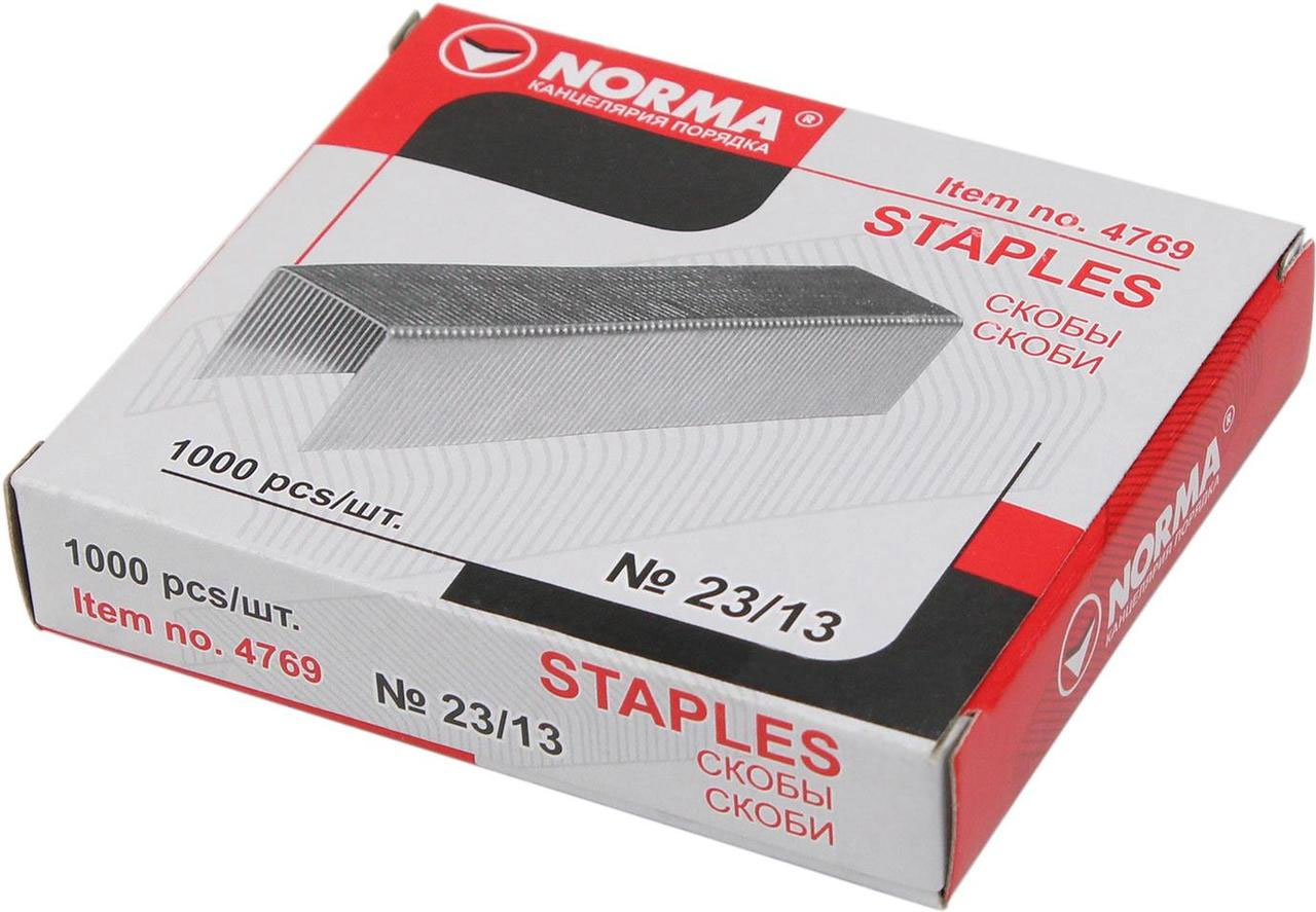 Скобы для степлера 23/13, 1000шт./уп. NORMA - фото 5