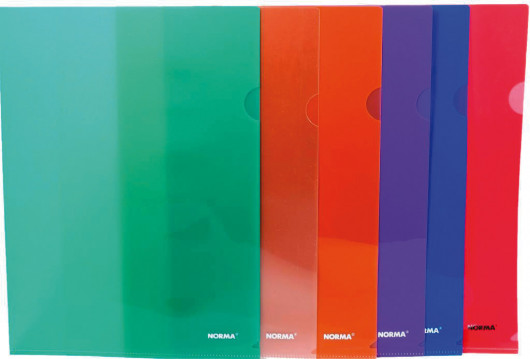 Папка-уголок глянцевая, 180мкм., 10шт./уп., зелен. NORMA - фото 3
