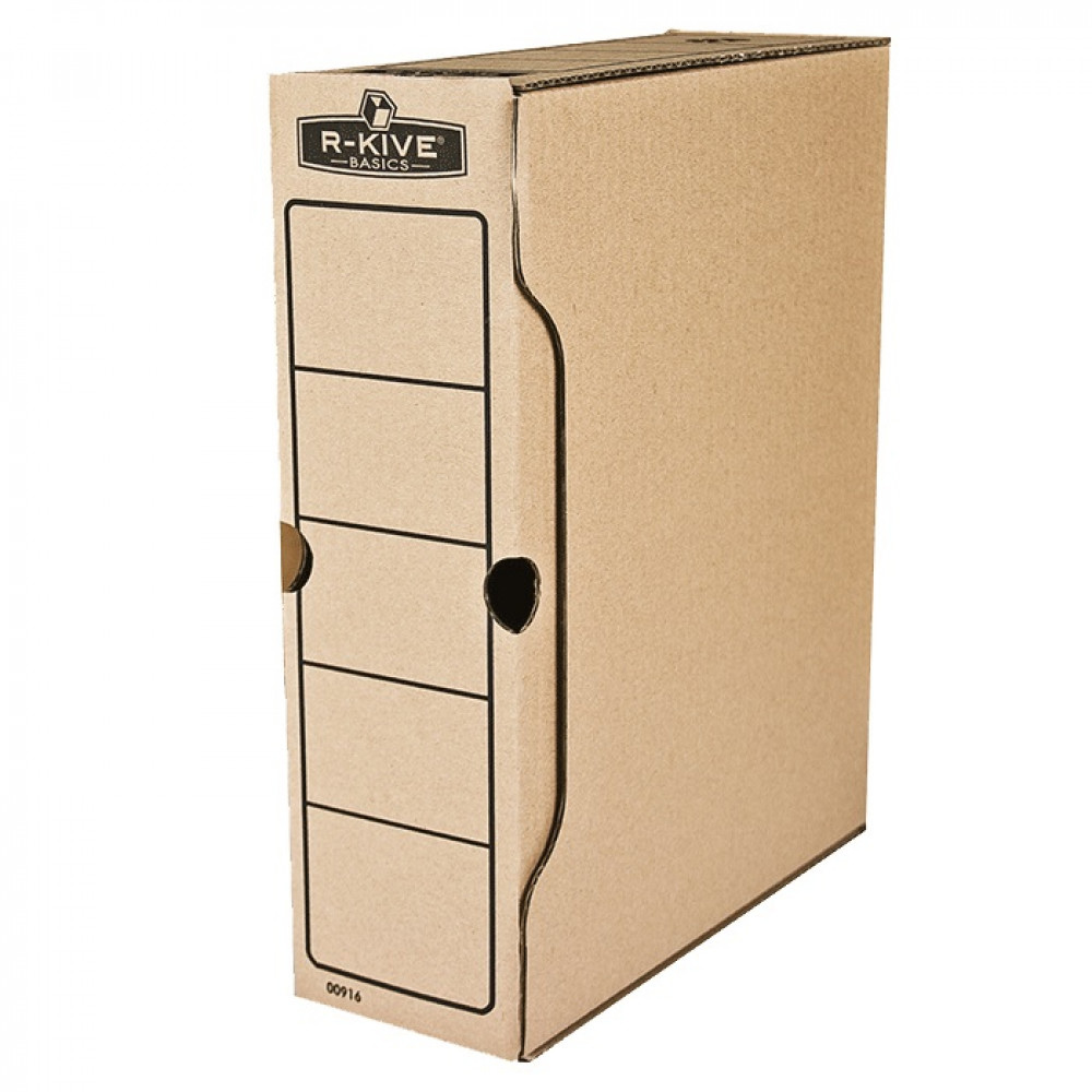 Коробка архивная А4, 100мм., коричн. FELLOWES - фото 2