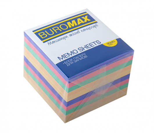 Блок для записи неклееный 90*90*70мм., 