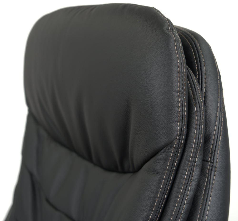 Кресло Валенсия Soft CH MB (Кожа LC-A) черный АКЛАС - фото 20