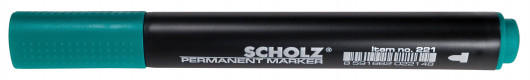 Маркер перманентный, круглое острие 1-2мм., зелен. Scholz - фото 5