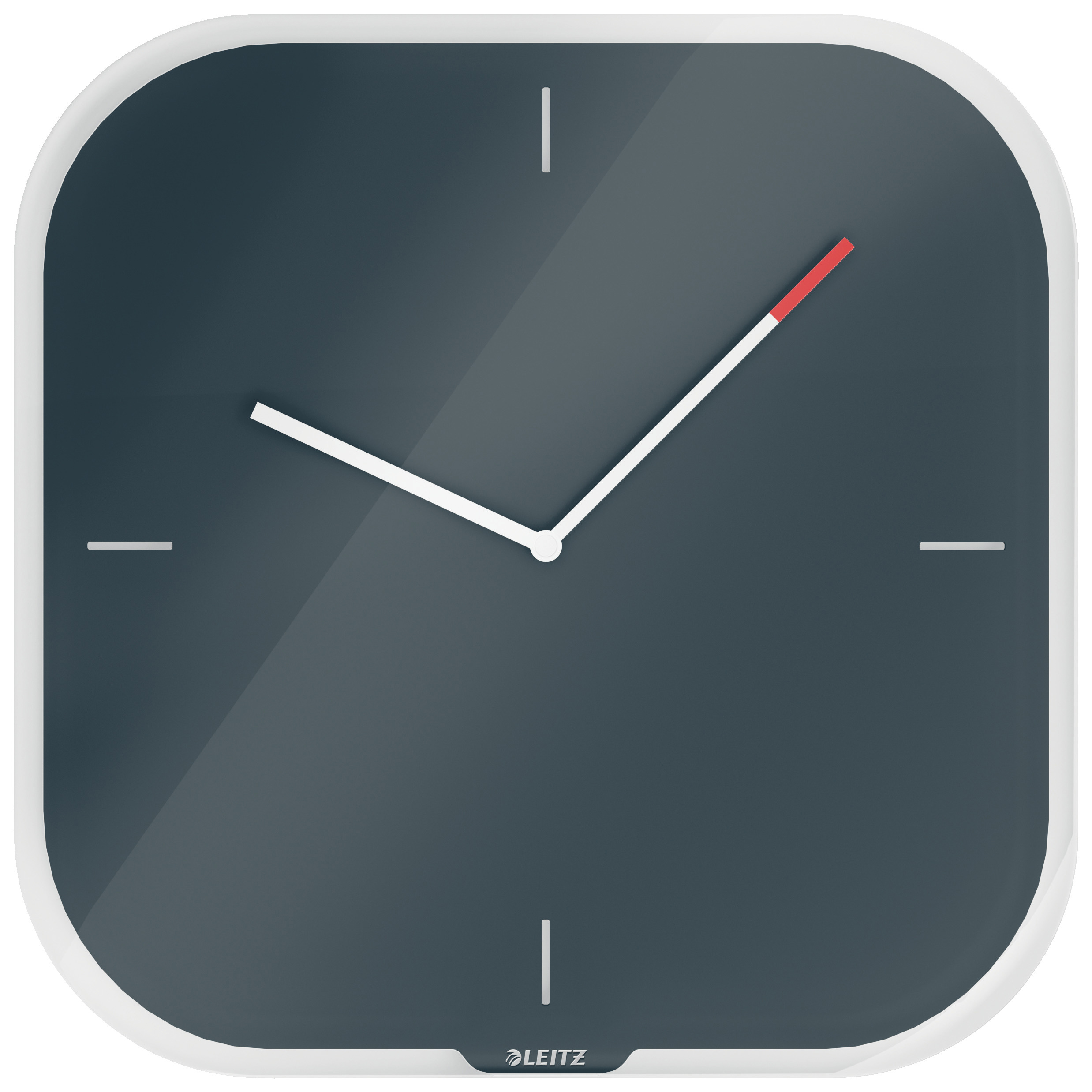 Часы настенные Cosy, квадратные, стекло, серый LEITZ - фото 3