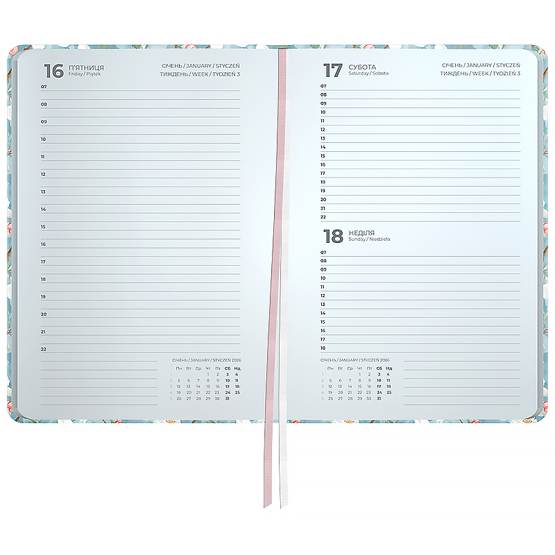 Щоденник 2026 Partner, 145*210, Gentle Blossom Axent - фото 4