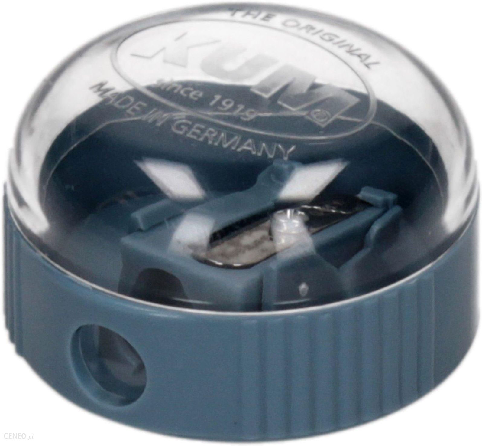 Точилка з контейнером 210, пластикова, кругла, закриваючийся отвір, змінна точилка, асорті KUM - фото 7