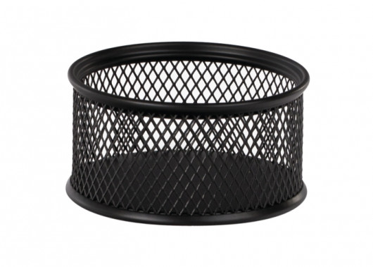 Підставка для скріпок 80x80x40мм, металева, чорн. Axent - фото 2