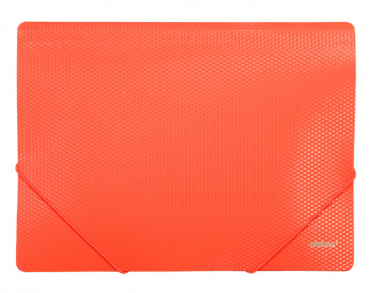 Папка на резинках А4, пластик, красн. NORMA - фото 3