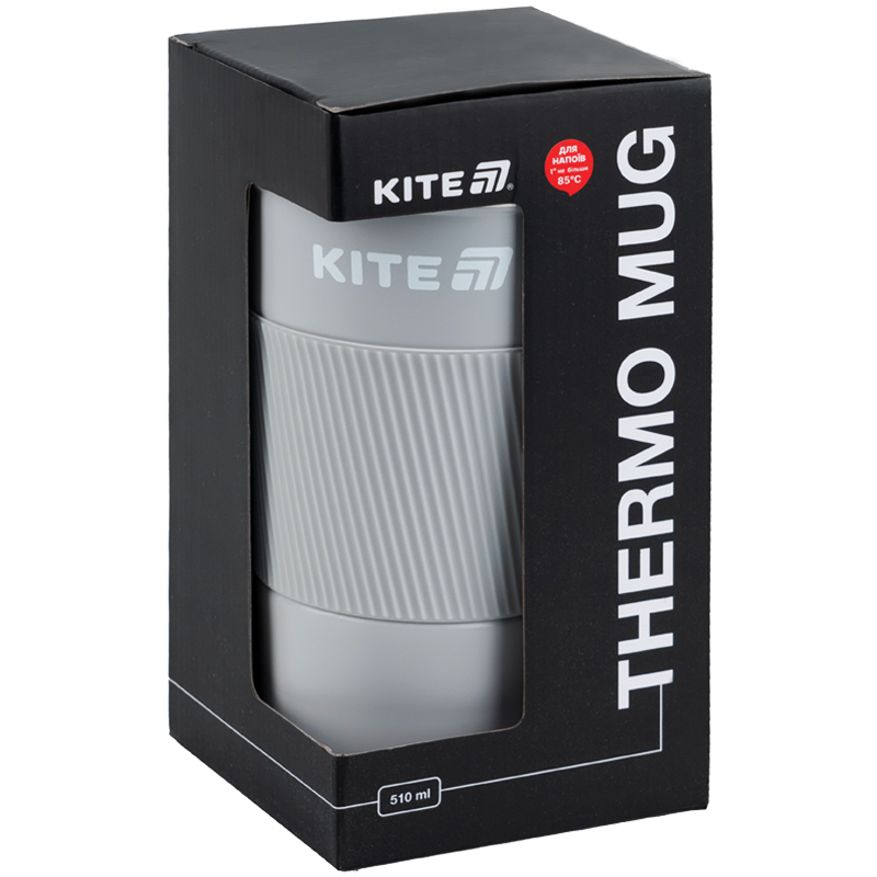 Термокружка 510 мл, сіра Kite - фото 7