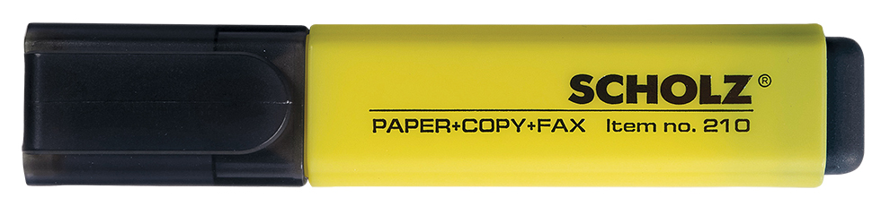 Маркер текстовий 210,1-5мм., жовт. Scholz - фото 8