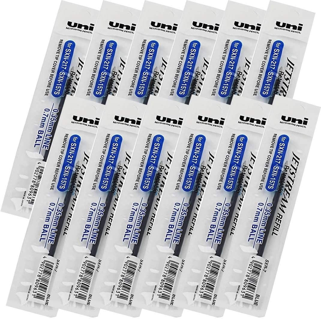 Стрижень для ролера uni-ball Jetstream, довгий, 0.7мм., син. Uni - фото 6