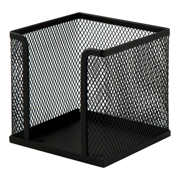 Подставка для бумажного блока металлическая 9*9*9см. 2112, черн. Axent - фото 3