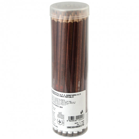 Карандаш простой графитный с резинкой HB Hardmuth 1803, трехгранный Koh-i-noor - фото 4