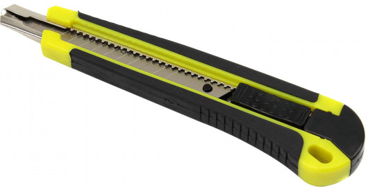 Ніж канцелярський маленький 9мм., металева напрямна 4Office - фото 5