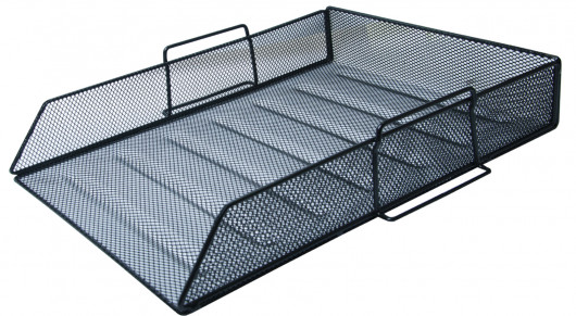 Лоток горизонтальний металевий, чорн. BuroMax - фото 4