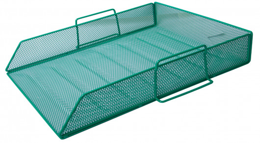 Лоток горизонтальний металевий, зелен. BuroMax - фото 4