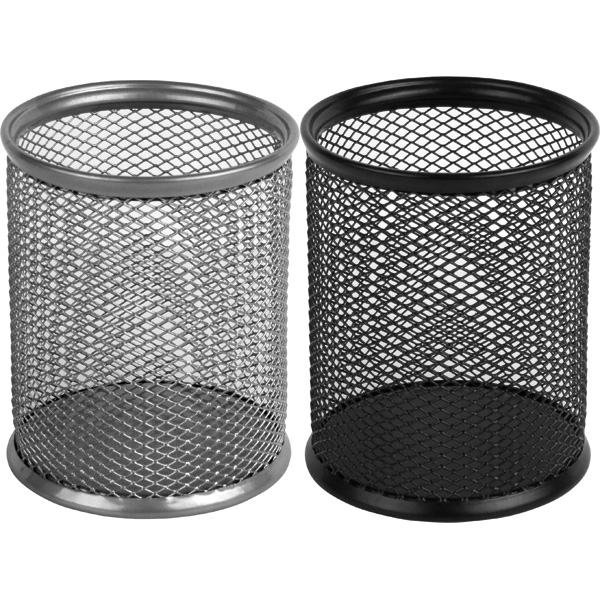 Подставка для ручек металлическая перфорированная, черн. Axent - фото 3