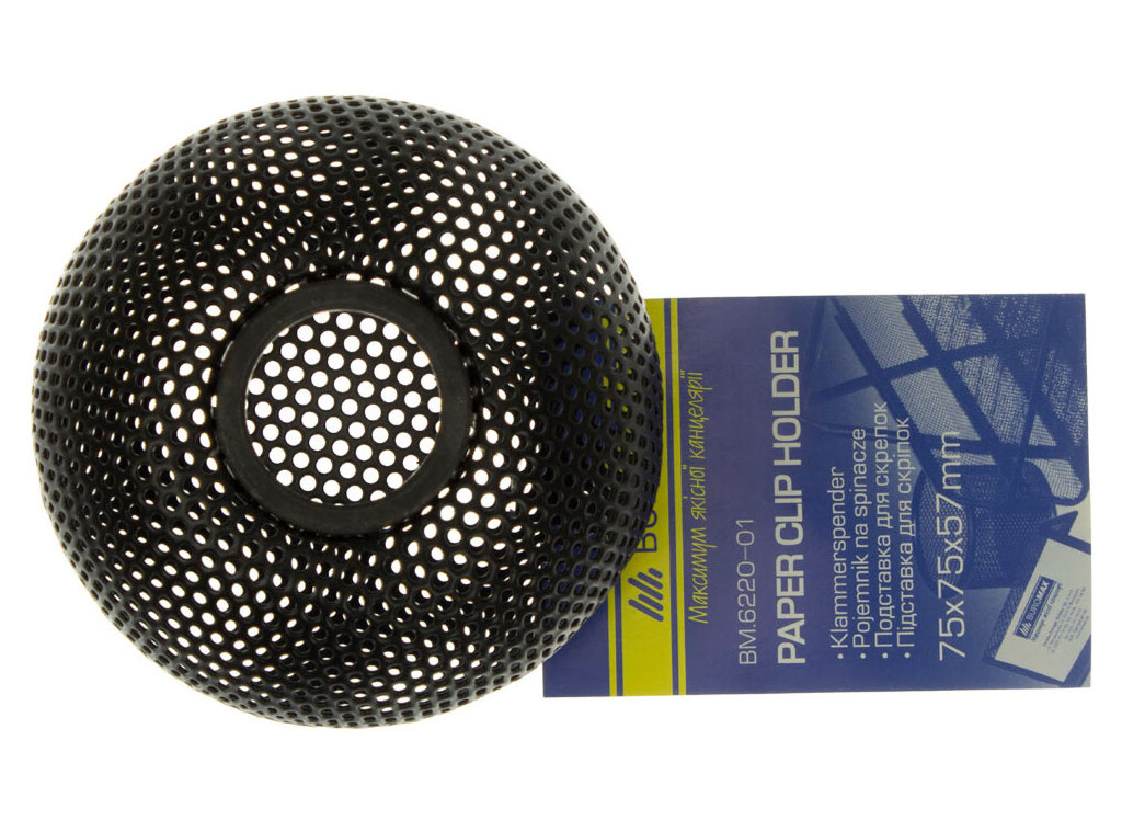 Подставка для скрепок магнитная металлическая 