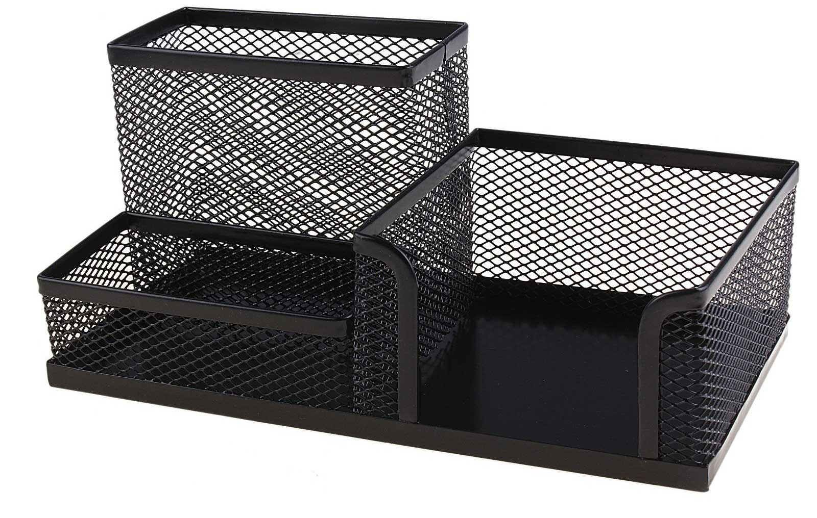 Підставка-органайзер 203x105x100мм., на 3 відділення, металева, чорн. Axent - фото 4