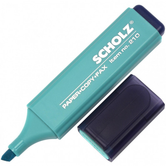 Маркер текстовий 210, 1-5мм., бірюз. Scholz - фото 7