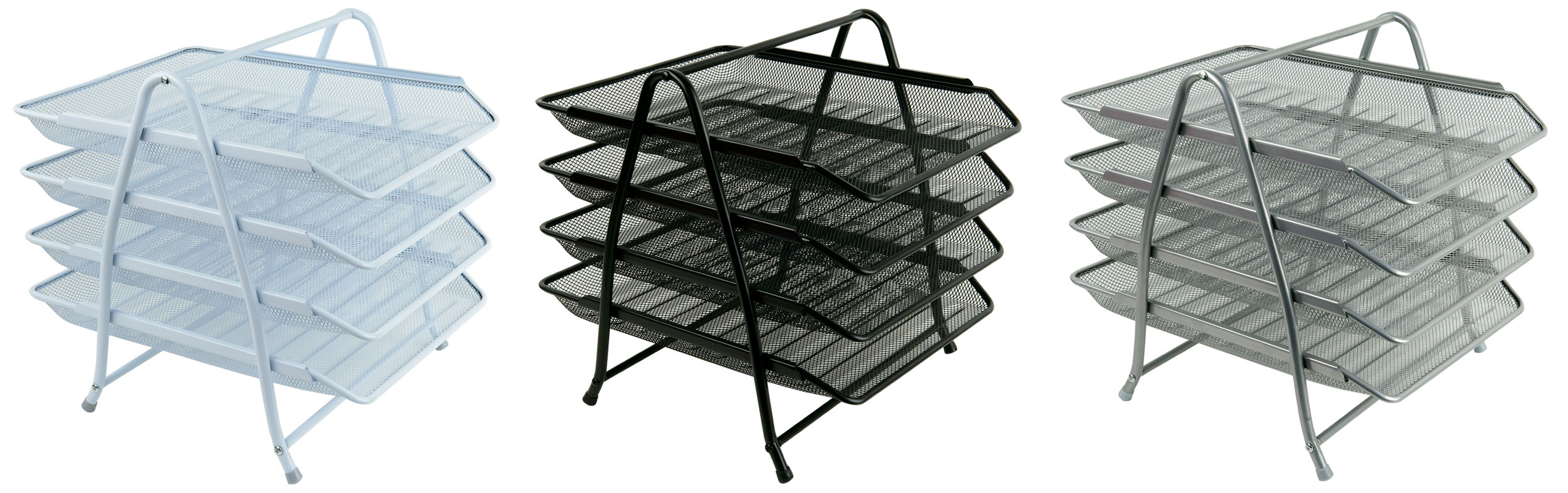 Лоток горизонтальний 4 в 1 металевий, чорн. Axent - фото 5