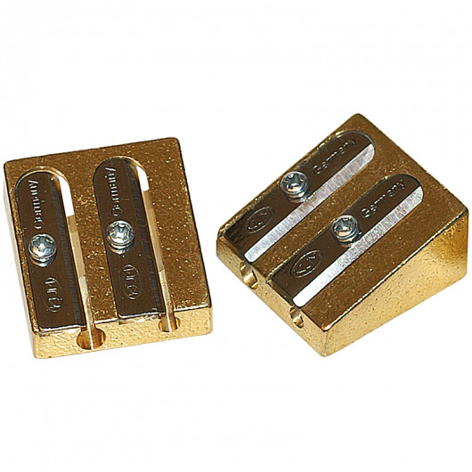 Точилка без контейнера, металлическая, клиновидная форма 300-2, двойная KUM - фото 4